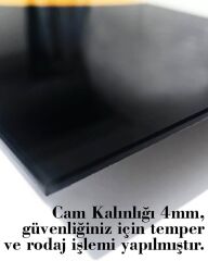 Gün Batımı Çıta Cam Tablo   Sunset Slat Table