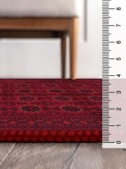 Vintage Desenli Halı, Pamuk Dokuma Pamuklu Taban Dekoratif Halı Kilim 31 - 60 x 100