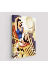 Sailor Pin Up Dekoratif Duvar Tablosu - Denizci Kız-6459