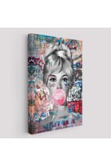 Brigitte Bardot Graffiti Pop Art Duvar Tablosu-6469