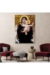 Zambak İle Bakire Tablosu - The Madonna of the Lilies-6479