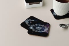 Dekoratif Bardak Altlığı Neon Desen 154