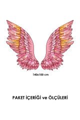 Melek Kanatları Duvar Sticker