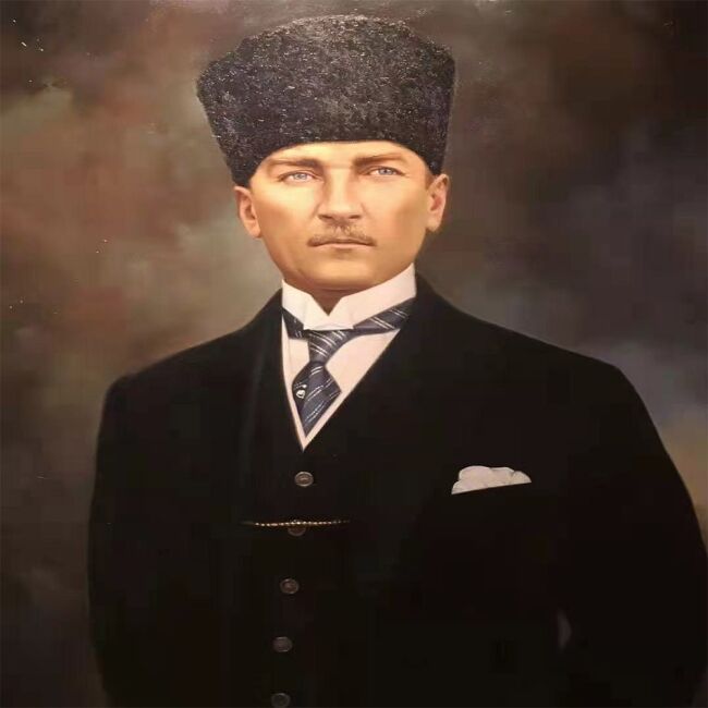 Kanvas Ulu Önder Atatürk 2 Sayılarla Boyama Seti Rulo