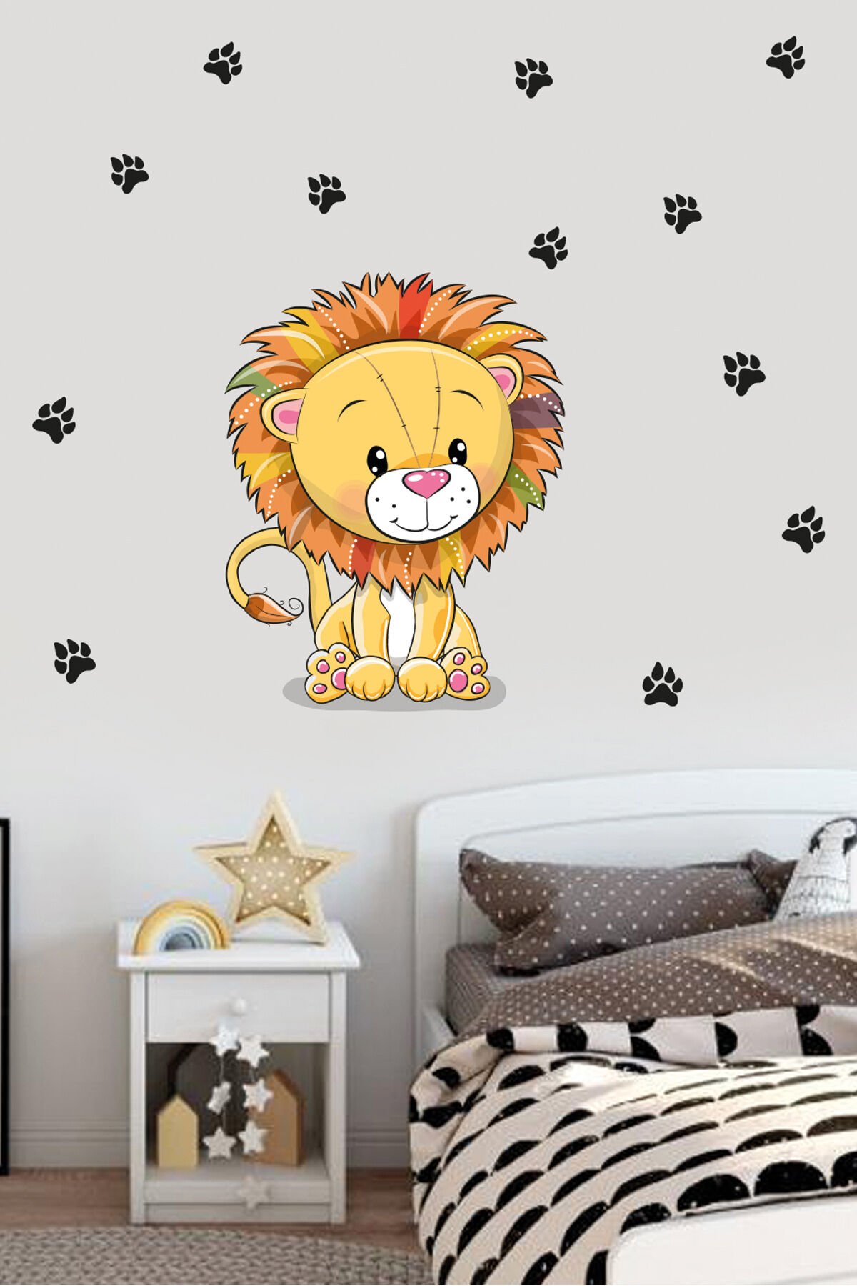 Aslan Kral Duvar Sticker