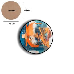 Amarikan Servis, Mdf Supla Takımı 6 Adet (6'lı Takım ), 6'lı Bardak Altlığı Hedliyeli 318